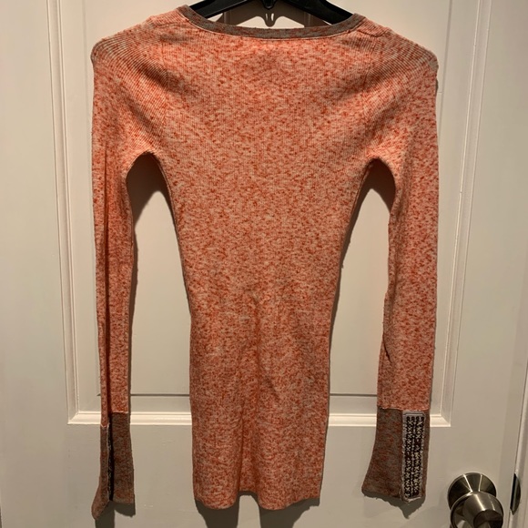 Free People We The Free Freckles Thermal Sweater- Pink - Picture 8 of 13